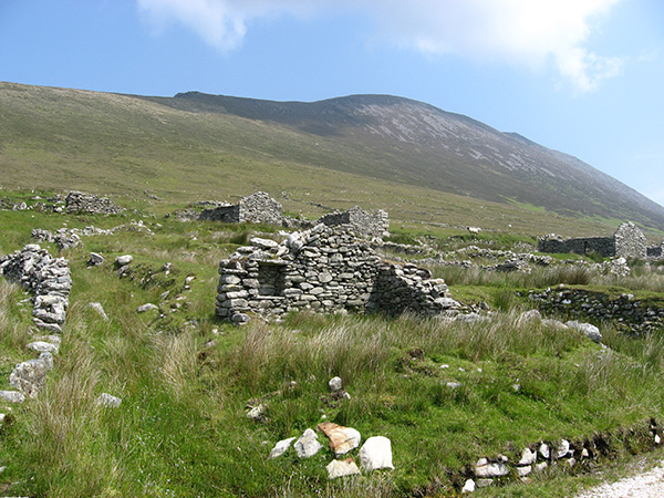 Fig 3-Part of the Deserted Village on Slievemore