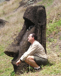 Larry Coben in the field