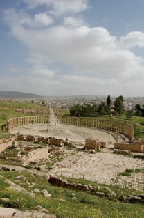 View of the main street, Gerasa (Jerash)