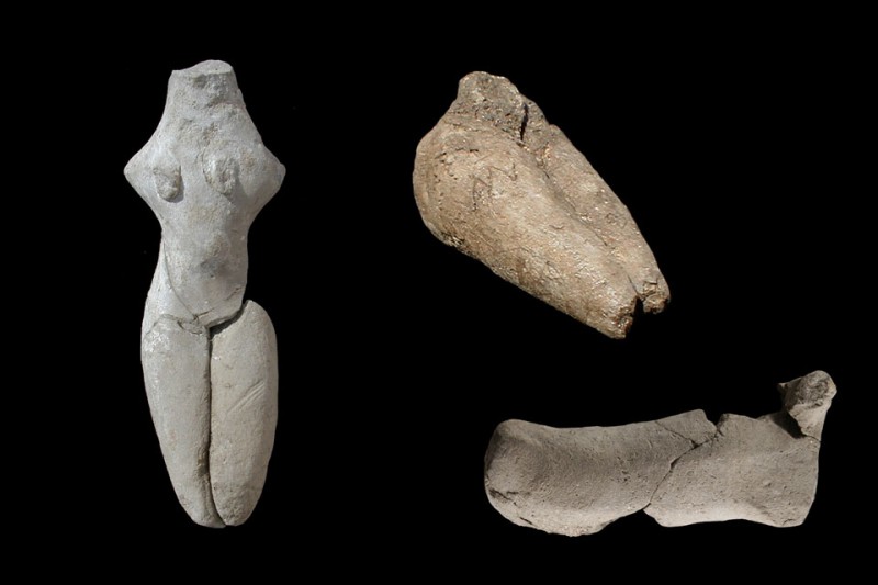 Clay ritual objects (Photo Courtesy of Dr. David Anderson)