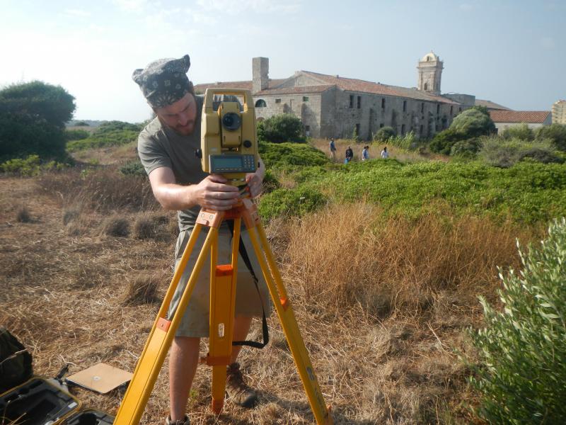 Alexander Smith out in the field