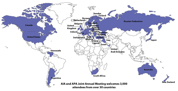 The Annual Meeting attracts attendees from across the globe!