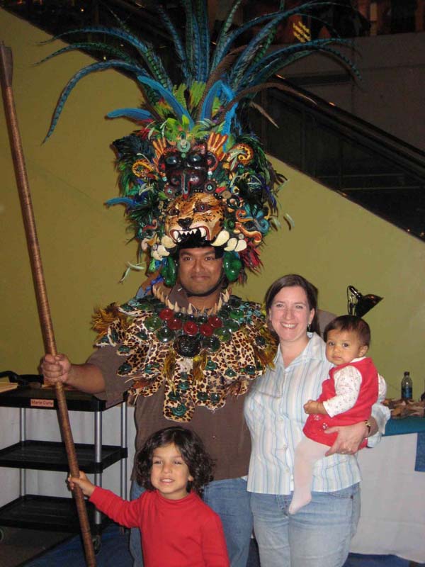 AIA Director of Programs Ben Thomas and his family at the Third Annual AIA-MOS Fair in Boston, MA