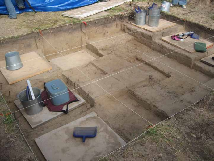 Grekul's most recent excavation at the Bodo Overlook Site