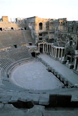 Bosra amphitheare. Image courtesy of Ministry of Tourism, Syria.