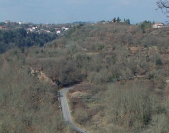 La Petrina as seen from the east