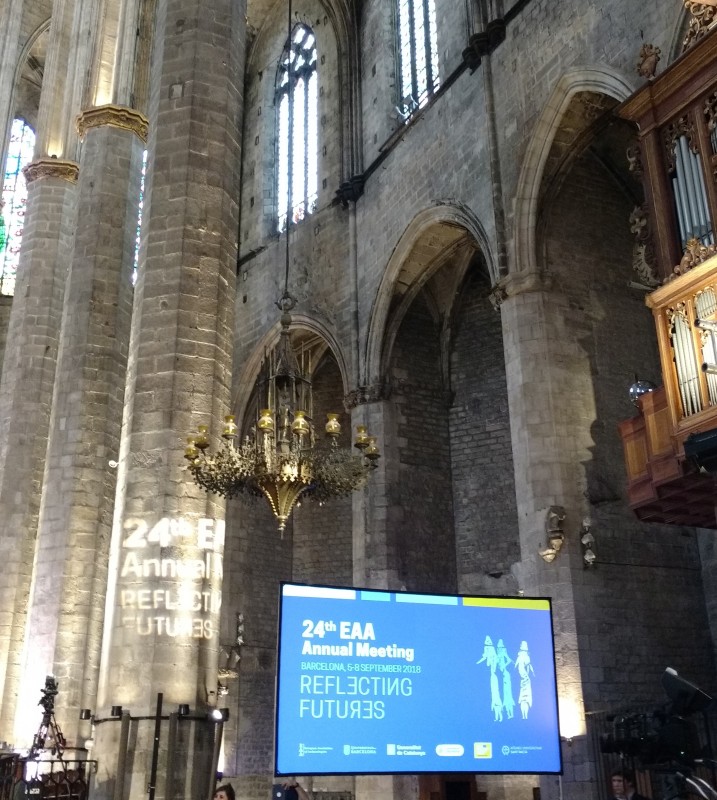 The EAA opening ceremony in Santa Maria del Mar, a Basilica from the 14th century.