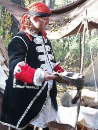 Historical Reenactors at the Gathering of Five Metals