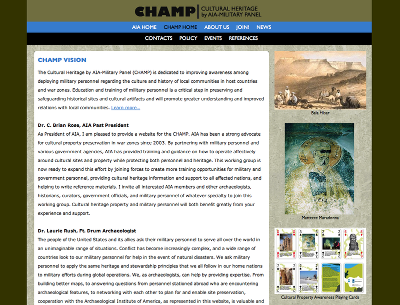 Visit the new CHAMP website at aiamilitarypanel.org.