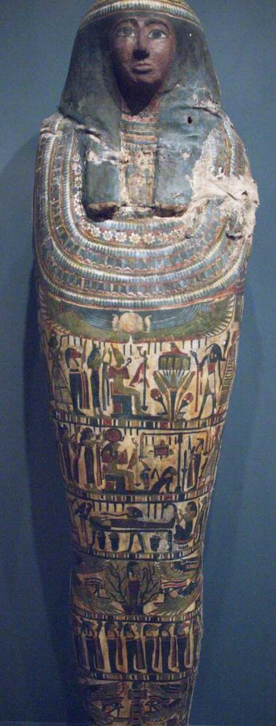 Cartonnage of Djedhor in the Detroit Institute of Art